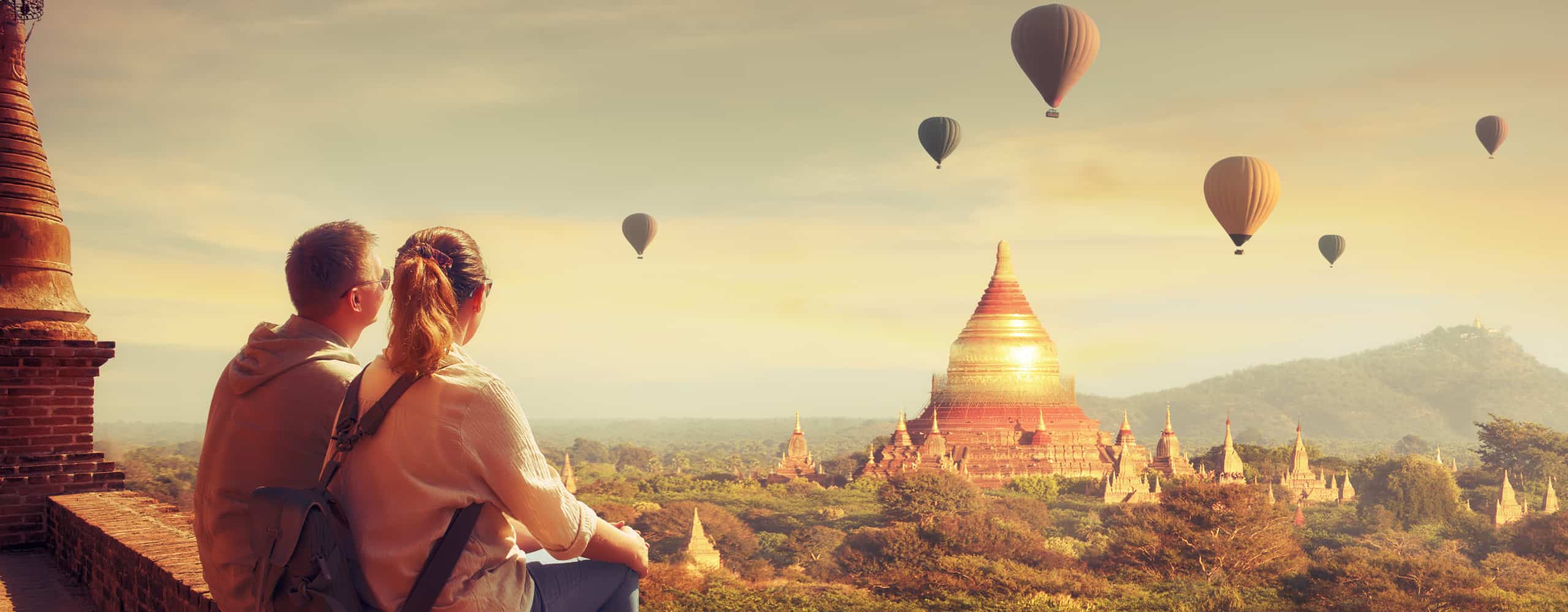 Balloons Over Bagan, Myanmar